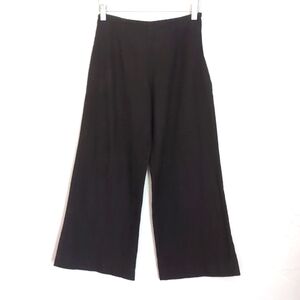 STAUD Black Classic Wide Leg Cropped Pants Women's Size XS/S